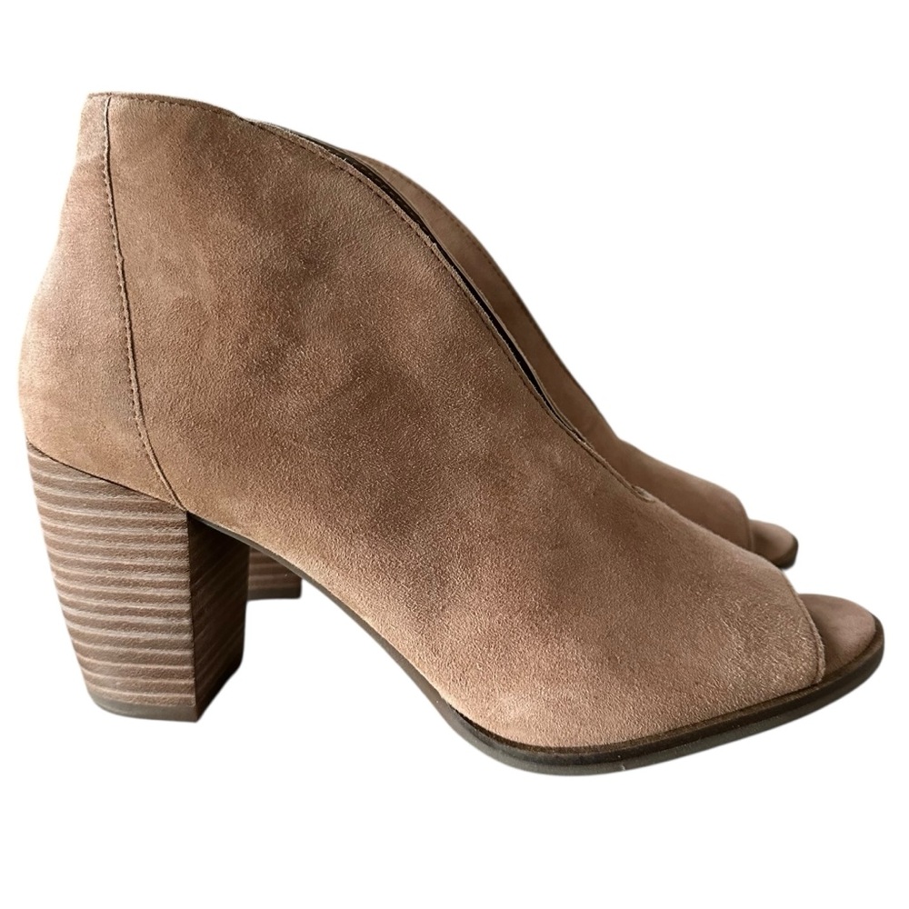 Lucky Brand Joal Tan Ankle Booties Size 8 - Like New - Picture 4 of 12